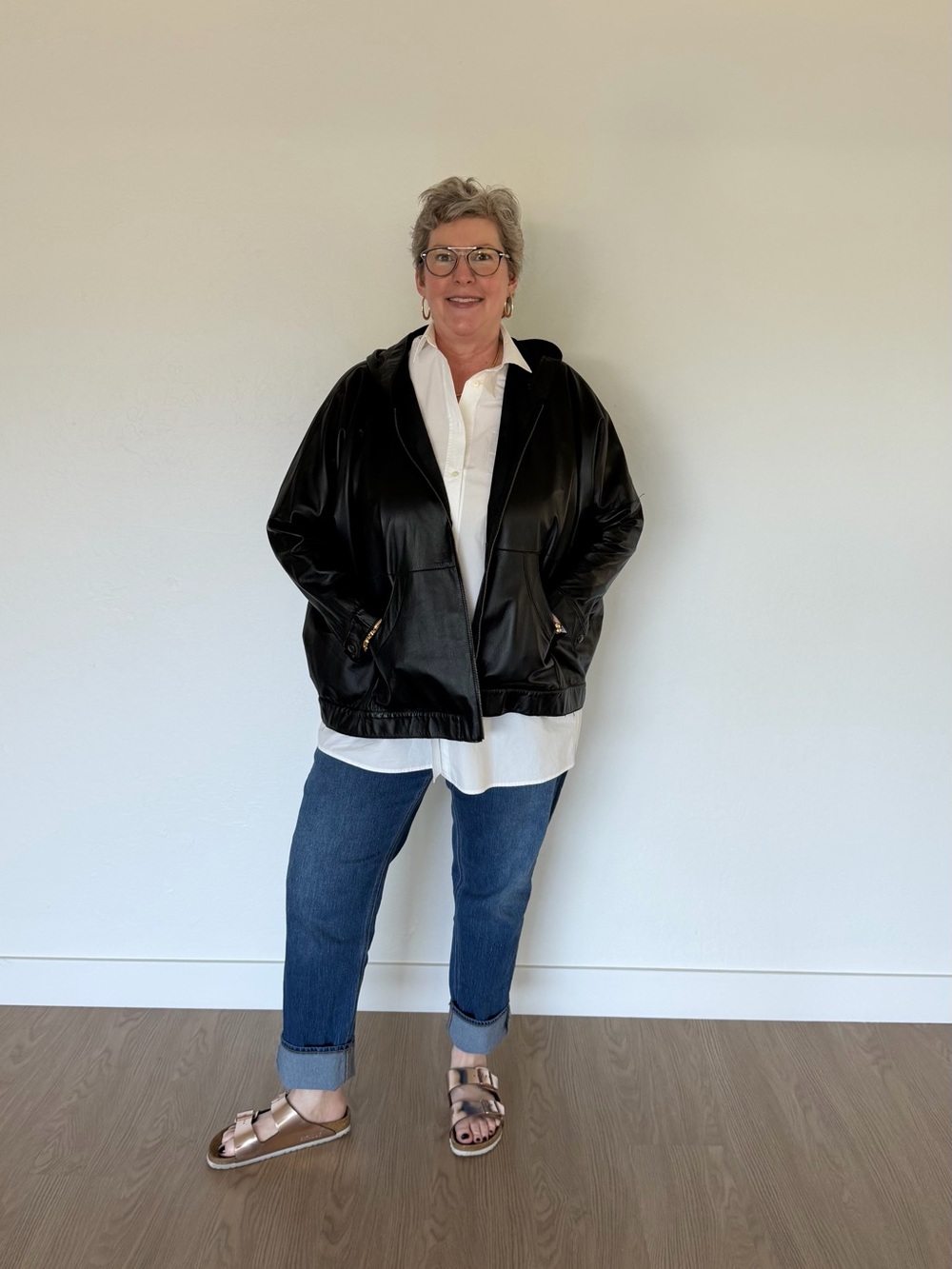 Maya Negri Black Leather Jacket